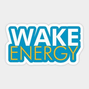 WAKE ENERGY Sticker